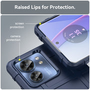For Motorola Egde 40 Full Coverage Shockproof TPU Phone Case(Blue)