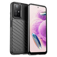 For Xiaomi Redmi Note 12S Thunderbolt Shockproof TPU Protective Soft Phone Case(Black) - free shipping - PMC TechLife - Order now!