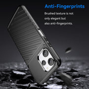 For Xiaomi Redmi 12 Thunderbolt Shockproof TPU Protective Soft Phone Case(Black)