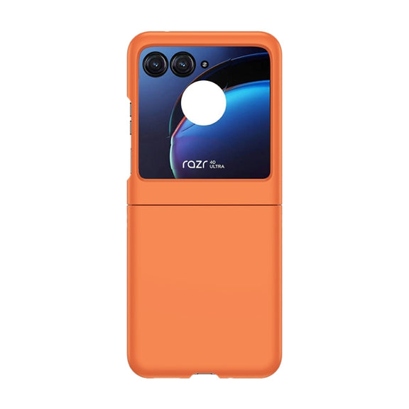 For Motorola Razr 40 Ultra / Moto Razr 2023 Skin Feel PC Phone Case(Orange)