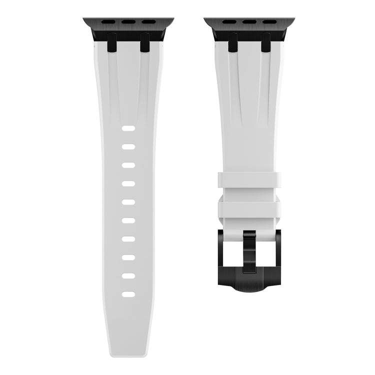 AP Silicone Watch Band For Apple Watch 2 38mm(Black White)