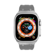 AP Silicone Watch Band For Apple Watch 38mm(Silver Grey)