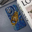 For iPhone 12 mini Precise Hole Oil Painting Pattern PC Phone Case(Boating) - iPhone 12 mini Cases by PMC TechLife | Online Shopping South Africa | PMC TechLife