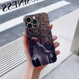 For iPhone 14 Pro Max Precise Hole Oil Painting Pattern PC Phone Case(Rain) - iPhone 14 Pro Max Cases by PMC TechLife | Online Shopping South Africa | PMC TechLife