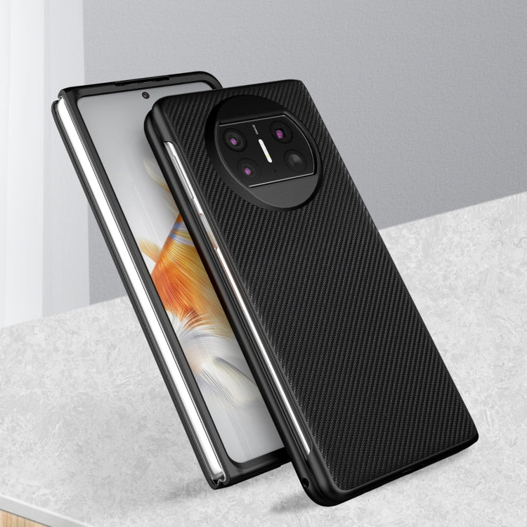 For Huawei Mate X3 ViLi TC Series Kevlar Carbon Fiber Texture Phone Case(Black)