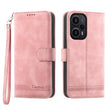 For Xiaomi Redmi Note 12 Turbo 5G/Poco F5 Dierfeng Dream Line TPU + PU Leather Phone Case(Pink) - free shipping - PMC TechLife - Order now!