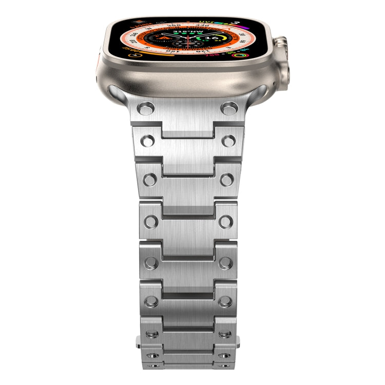 Double Rows Metal Watch Band For Apple Watch 2 38mm(Silver)