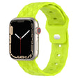 Football Texture Silicone Watch Band For Apple Watch 2 38mm(Limes Green) - Watch Bands by PMC TechLife | Online Shopping South Africa | PMC TechLife