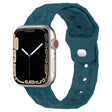 Football Texture Silicone Watch Band For Apple Watch 2 38mm(Dark Blue) - Watch Bands by PMC TechLife | Online Shopping South Africa | PMC TechLife