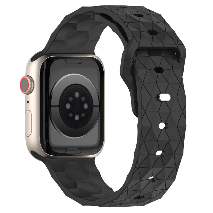 Football Texture Silicone Watch Band For Apple Watch 2 42mm(Dark Grey)