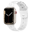 Football Texture Silicone Watch Band For Apple Watch 9 41mm(White) - free shipping - PMC TechLife - Order now!