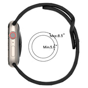 Football Texture Silicone Watch Band For Apple Watch 8 45mm(Dark Grey)