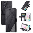 For Samsung Galaxy Note 10 Pro Skin Feel Splicing Horizontal Flip Leather Case with Holder & Card Slots & Wallet & Photo Frame(Black) - free shipping - PMC TechLife - Order now!