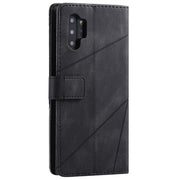 For Samsung Galaxy Note 10 Pro Skin Feel Splicing Horizontal Flip Leather Case with Holder & Card Slots & Wallet & Photo Frame(Black)