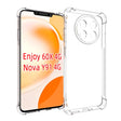 For Huawei Enjoy 60X / nova Y91 Shockproof Non-slip Thickening TPU Phone Case(Transparent) - free shipping - PMC TechLife - Order now!