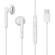 JOYRO0M JR-EC05 Type-C Half In-Ear Wired Earphone, Length: 1.2m(White) - free shipping - PMC TechLife - Order now!