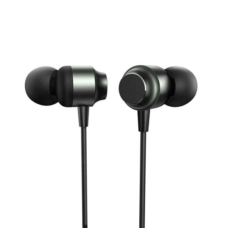 JOYROOM JR-EC06 Type-C Metal In-Ear Wired Earphone, Length: 1.2m(Dark Grey)