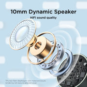 JOYROOM JR-EC06 Type-C Metal In-Ear Wired Earphone, Length: 1.2m(Dark Grey)