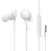 JOYRO0M JR-EW02 3.5mm In-Ear Wired Earphone, Length: 1.2m(White)