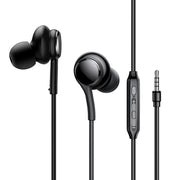 JOYRO0M JR-EW02 3.5mm In-Ear Wired Earphone, Length: 1.2m(Black)