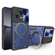 For Xiaomi 13 Pro CD Texture Sliding Camshield Magnetic Holder Phone Case(Blue) - free shipping - PMC TechLife - Order now!