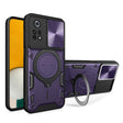 For Xiaomi Poco X4 Pro 5G CD Texture Sliding Camshield Magnetic Holder Phone Case(Purple) - free shipping - PMC TechLife - Order now!