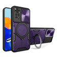 For Xiaomi Redmi Note 11 4G CD Texture Sliding Camshield Magnetic Holder Phone Case(Purple) - free shipping - PMC TechLife - Order now!