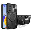 For Xiaomi Redmi Note 11 Pro CD Texture Sliding Camshield Magnetic Holder Phone Case(Black) - free shipping - PMC TechLife - Order now!