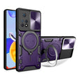 For Xiaomi Redmi Note 11 Pro CD Texture Sliding Camshield Magnetic Holder Phone Case(Purple) - free shipping - PMC TechLife - Order now!