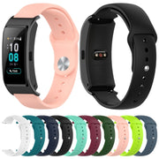 18mm Universal Reverse Buckle Wave Silicone Watch Band, Size:S(Light Pink)