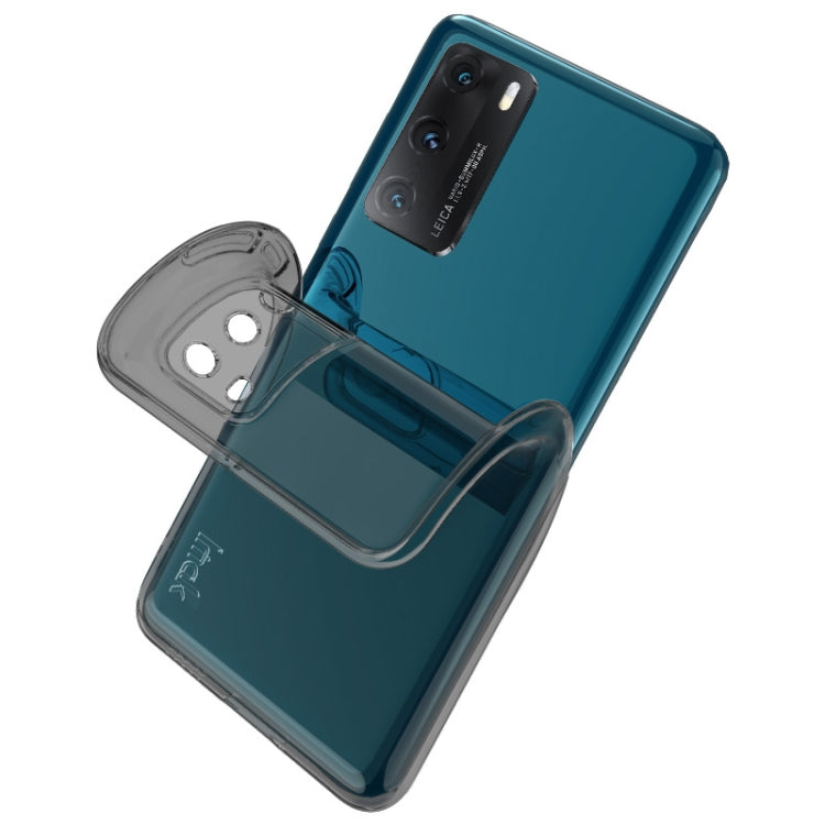 For Google Pixel 7a IMAK UX-5 Series Transparent Shockproof TPU Protective Phone Case(Transparent Black)