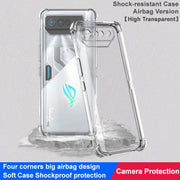 For Asus ROG Phone 7 Ultimate imak Shockproof Airbag TPU Phone Case(Transparent)