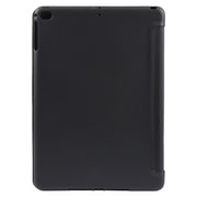 For iPad 9.7 2018 & 2017 / Air / Air2 GEBEI 3-folding Holder Shockproof Flip Leather Tablet Case(Black)