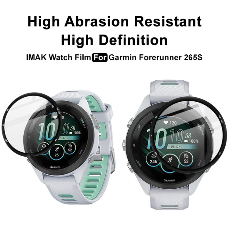 Compatible with Garmin Compatible witherunner 265S IMAK Plexiglass HD Watch Protective Film