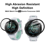 Compatible with Garmin Compatible witherunner 265S IMAK Plexiglass HD Watch Protective Film