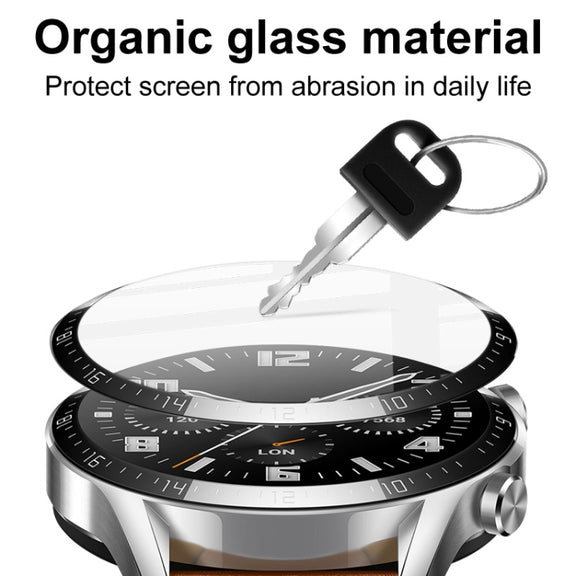 Compatible with Garmin Compatible witherunner 265S IMAK Plexiglass HD Watch Protective Film