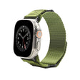 Nylon Two Section Watch Band For Apple Watch 38mm(Dark Green) - Watch Bands by PMC TechLife | Online Shopping South Africa | PMC TechLife