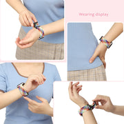 Magnetic Fold Clasp Woven Watch Band For Apple Watch 6 40mm(Grey)