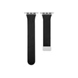 Sheepskin Texture Magnetic Folding Buckle Watch Band For Apple Watch 2 38mm(Black) - Watch Bands by PMC TechLife | Online Shopping South Africa | PMC TechLife