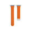 Sheepskin Texture Magnetic Folding Buckle Watch Band For Apple Watch 38mm(Orange) - Watch Bands by PMC TechLife | Online Shopping South Africa | PMC TechLife