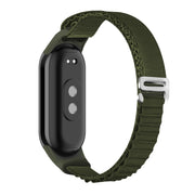 For Xiaomi Mi Band 8 Loop Nylon Watch Band(Green)
