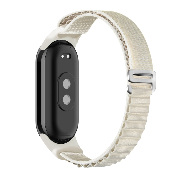 For Xiaomi Mi Band 8 Loop Nylon Watch Band(Starlight Color)