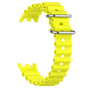 For Xiaomi Mi Band 8 Ocean Silicone Watch Band(Bright Yellow)
