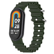 For Xiaomi Mi Band 8 Ocean Silicone Watch Band(Green) - Watch Bands by PMC TechLife | Online Shopping South Africa | PMC TechLife