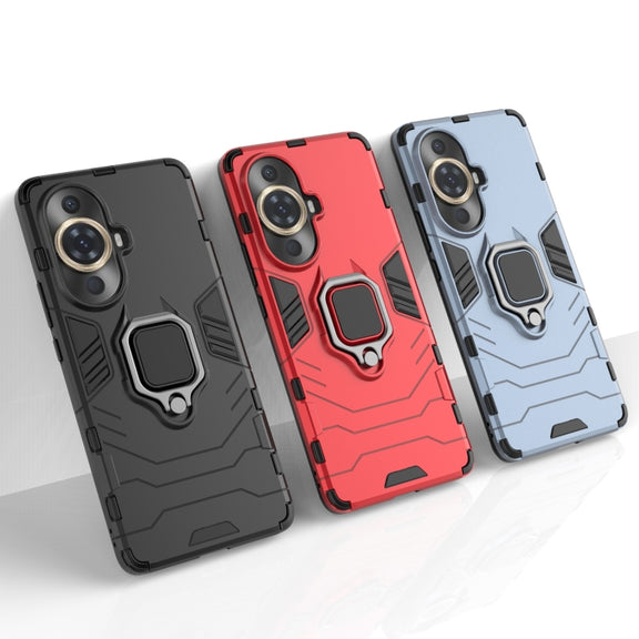 For Huawei nova 11 Pro Magnetic Ring Holder PC + TPU Phone Case(Red)