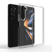 For Samsung Galaxy Z Fold5 Transparent PC + TPU Shockproof Phone Case