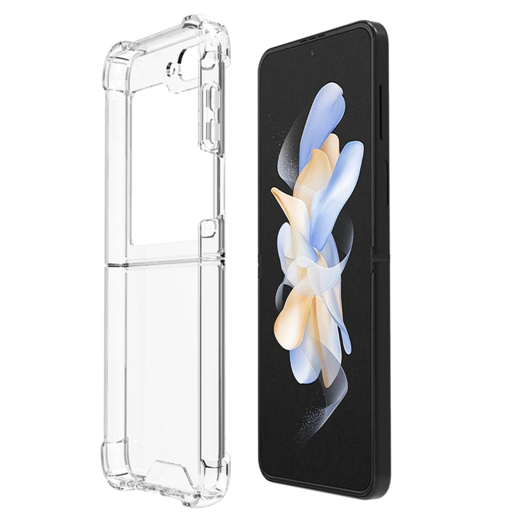 For Samsung Galaxy Z Flip5 Transparent PC + TPU Shockproof Phone Case