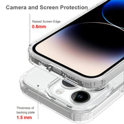 For iPhone 15 Pro Scratchproof Acrylic TPU Phone Case(Transparent)