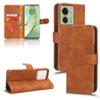 For Motorola Edge 40 Skin Feel Magnetic Flip Leather Phone Case(Brown) - free shipping - PMC TechLife - Order now!