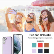For Samsung Galaxy S22+ 5G Leather Texture Full Coverage Phone Case(Purple)